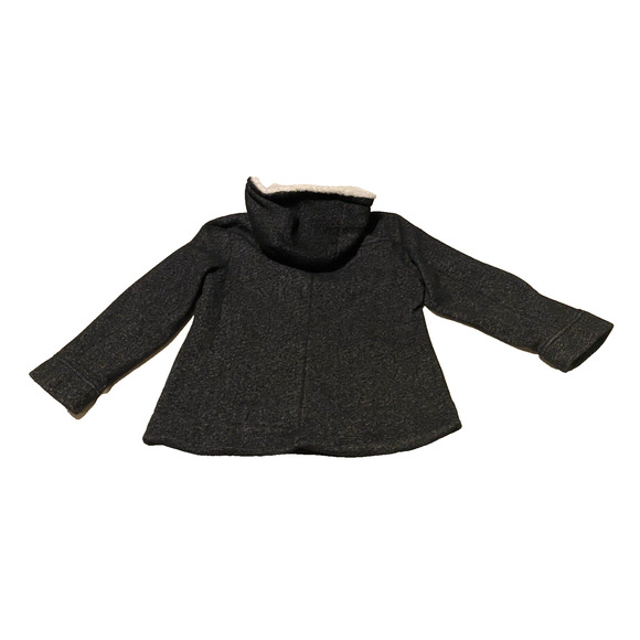 1 Madison Expedition Jacket Womens Large Black/Grey Sherpa Lined Hooded Coat - Picture 2 of 15